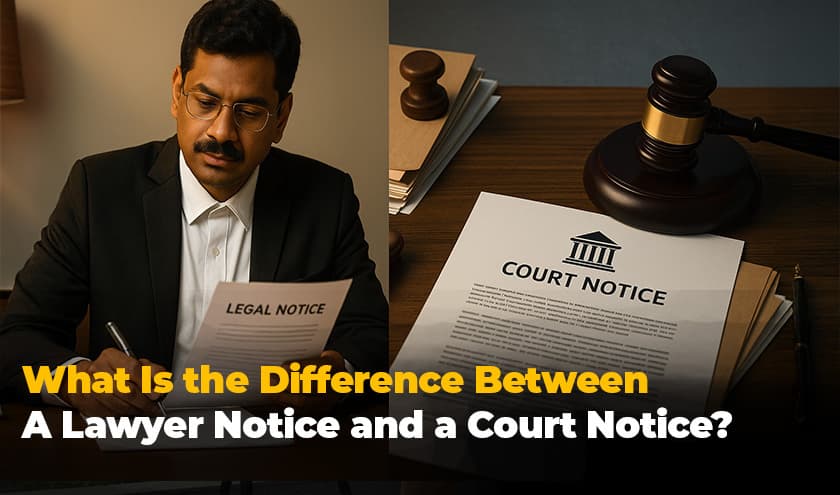 What Is the Difference Between a Lawyer Notice and a Court Notice?