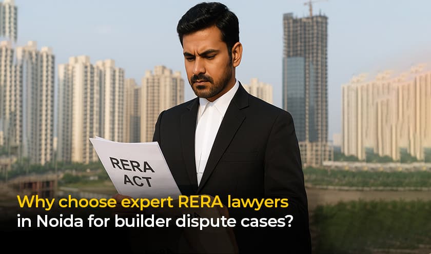 Why choose expert RERA lawyers in Noida for builder dispute cases?